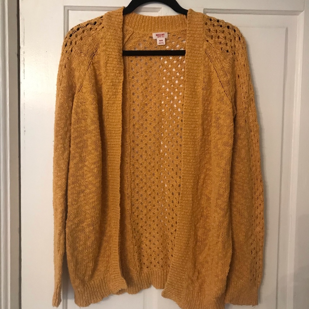 Mustard cardigan